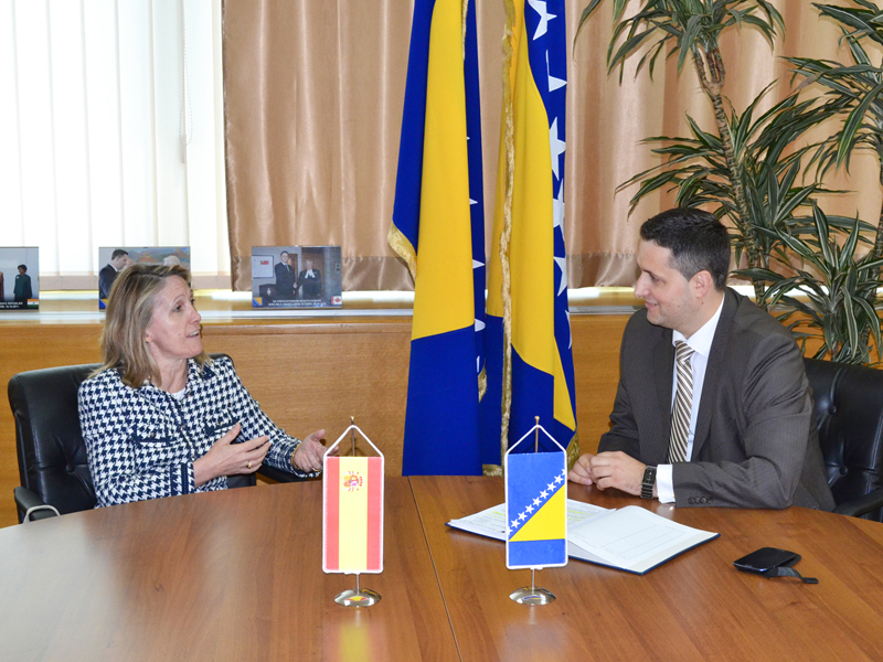 Predsjedavajući Predstavničkog doma dr. Denis Bećirović razgovarao s ambasadoricom Kraljevine Španije 
